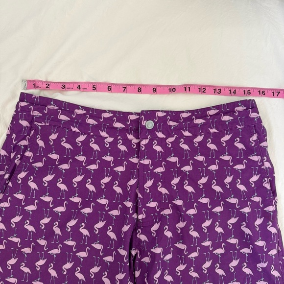 Bonobos Swim Trunks Shorts Purple Flamingos Mens 7" Inseam Summer Vacation sz 30 - Picture 4 of 8